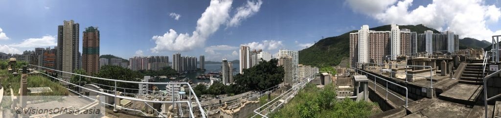 Aberdeen Chinese cemetery panorama