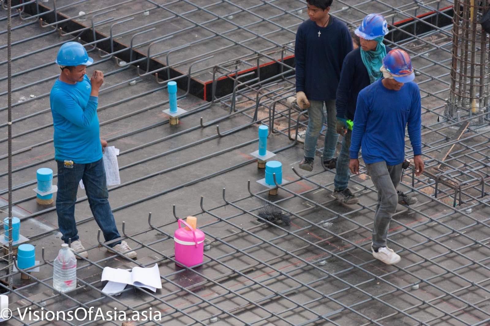 People at work in Bangkok