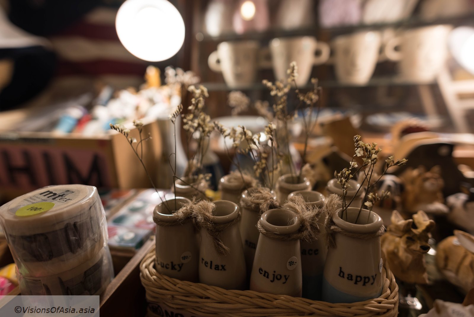 Handicraft at Nahim instagram café in Bangkok