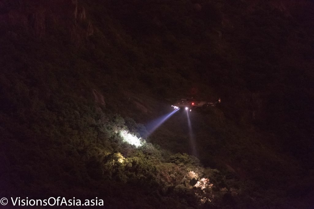 Helicopter rescue on Kowloon peak