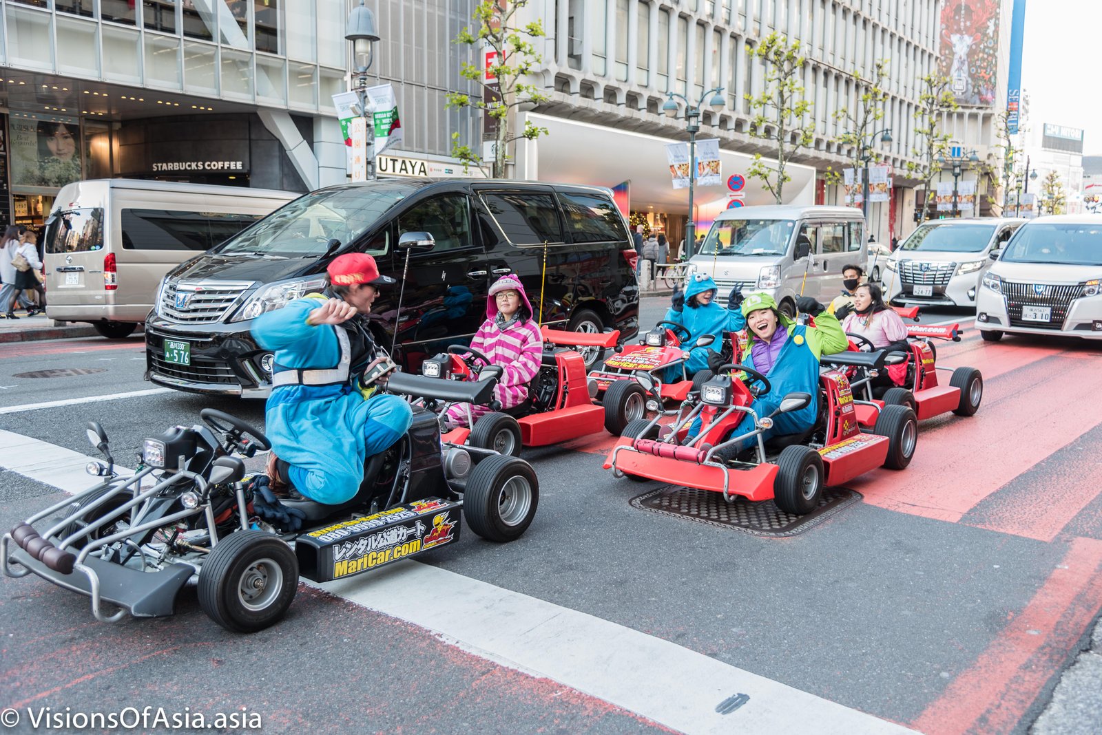 Mario Kart in Shibuya