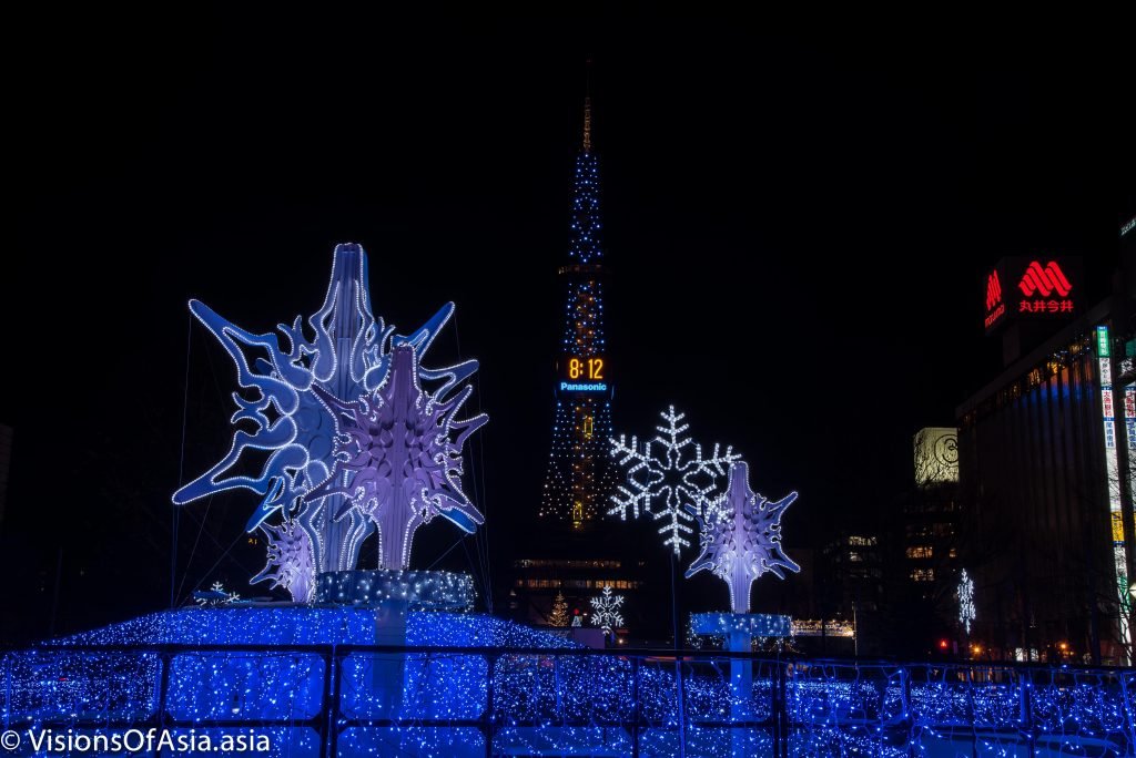 Winter lights on Odori
