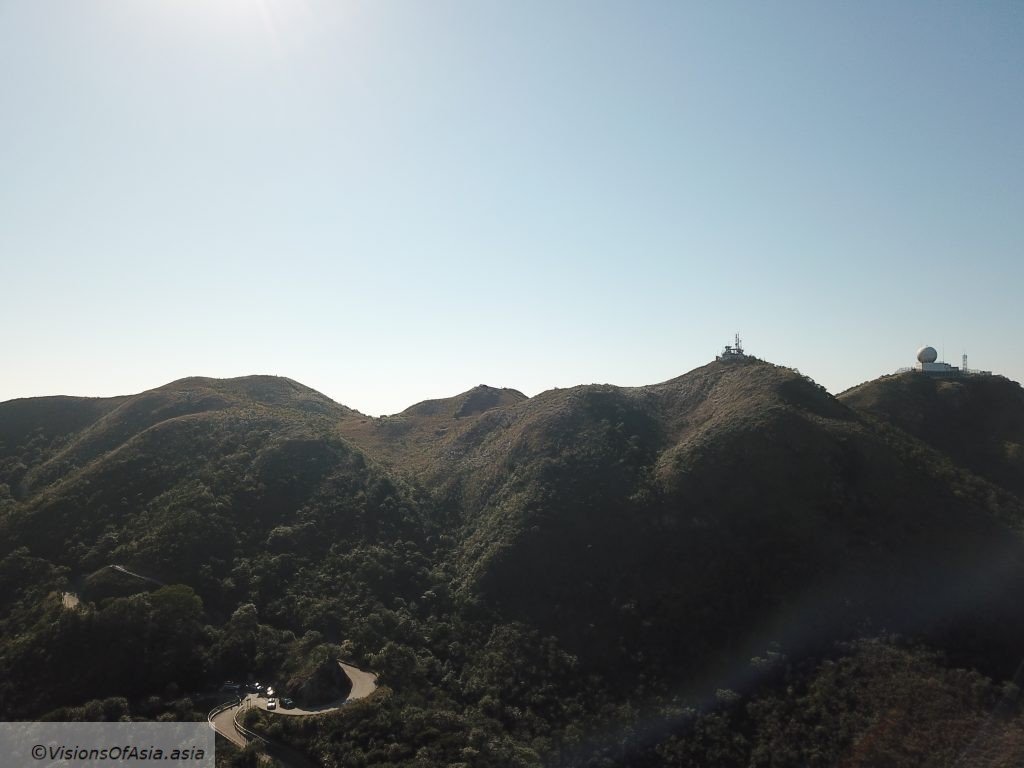 Kowloon peak by drone