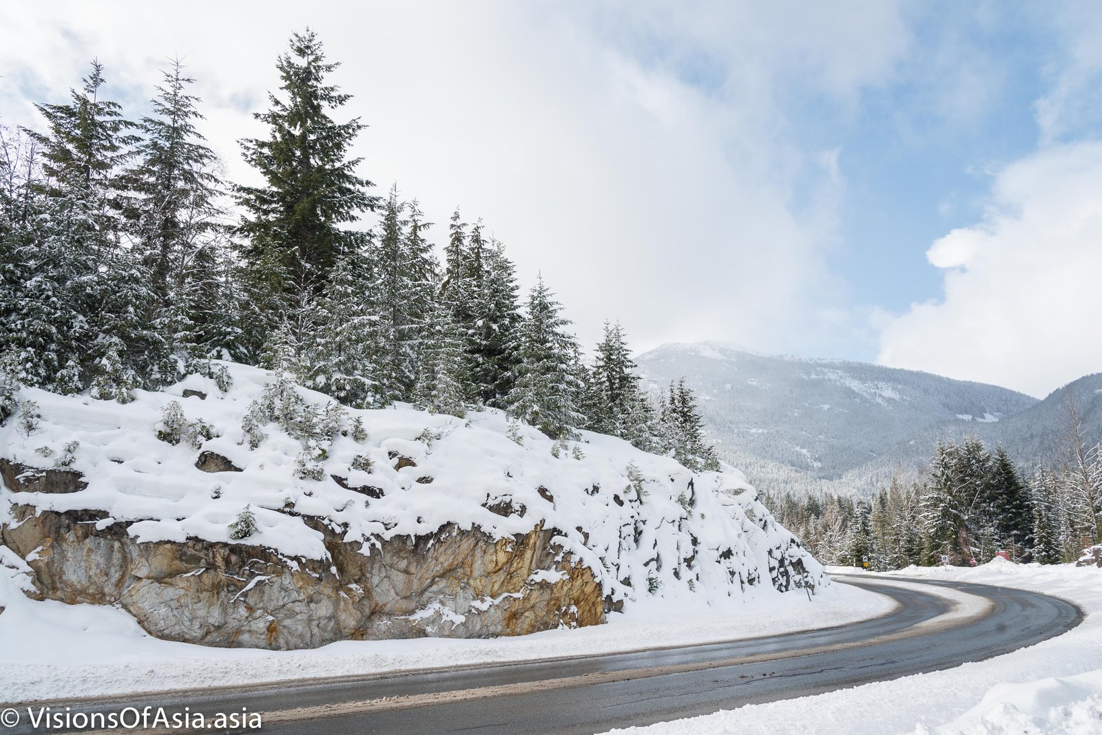 Snowy road