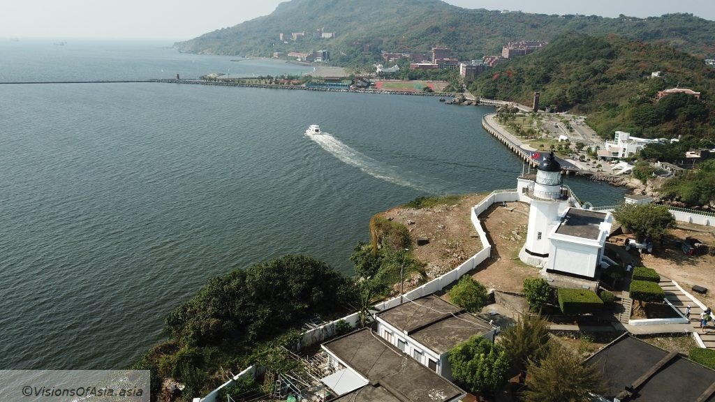 Kaohsiung lighthouse by drone