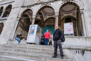 Myself before the blue mosque of 