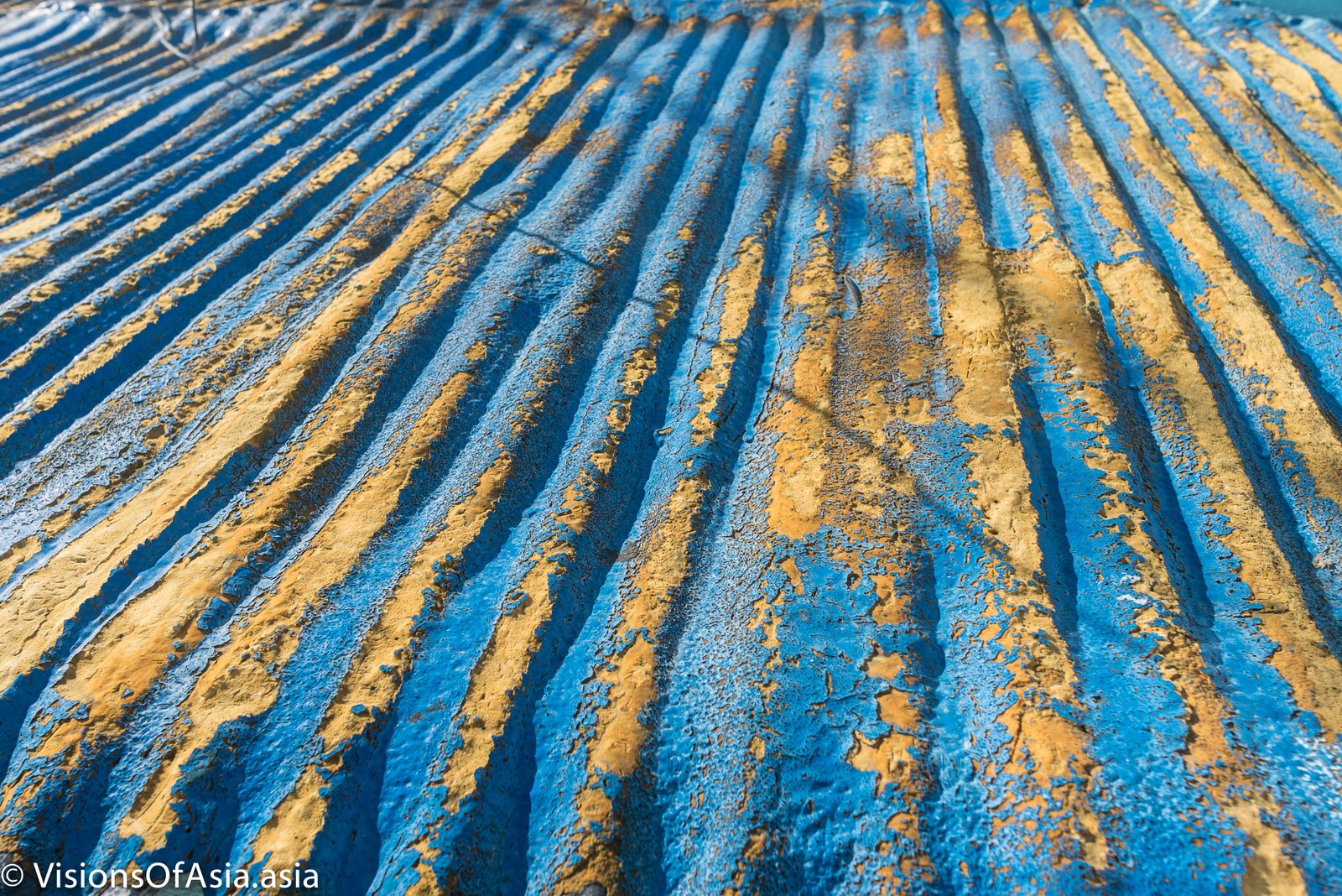 Worn-out roof