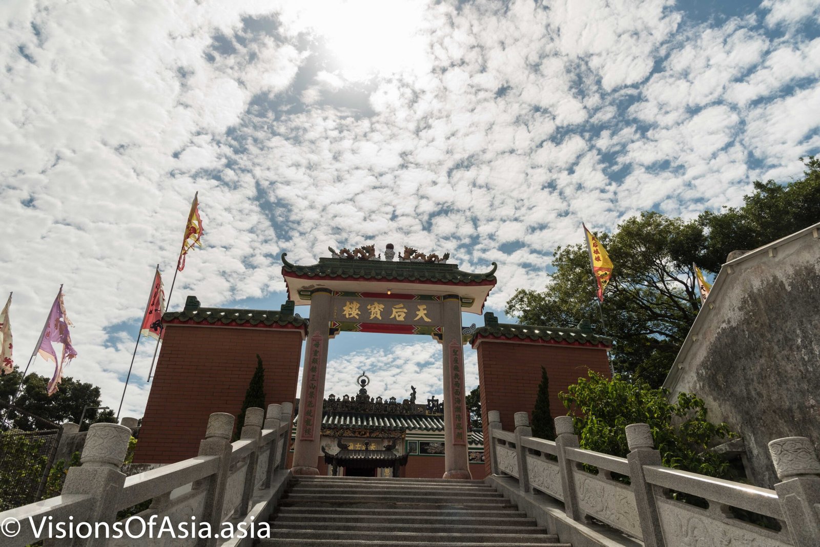 Entrance of Tin Hau Temple in Tap Mun