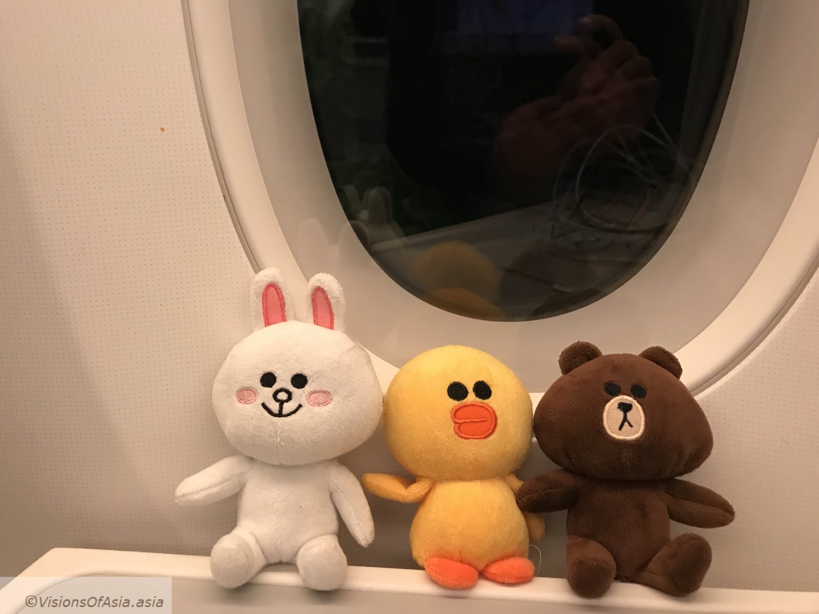 Cony Brown and Sally on board flight to Helsinki