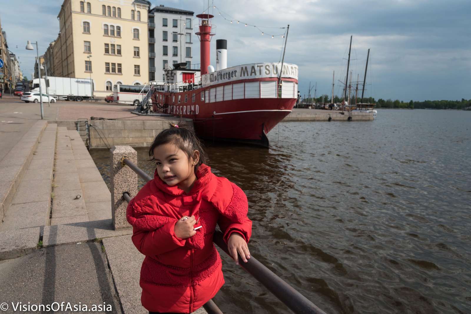 Maria-Sophia at the Helsinki harbour