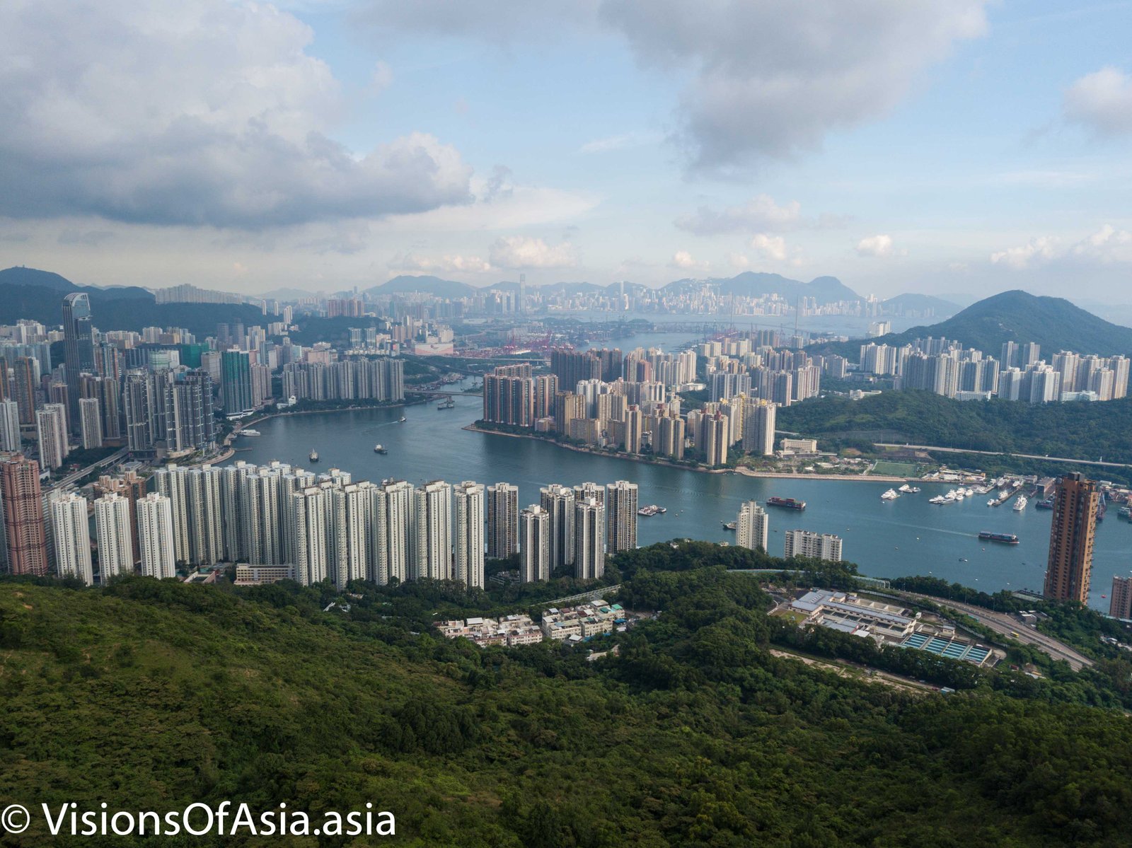 Tsuen wan from the ancient trail