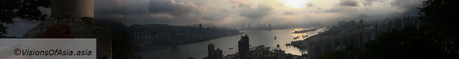 Panorama over Kowloon Bay
