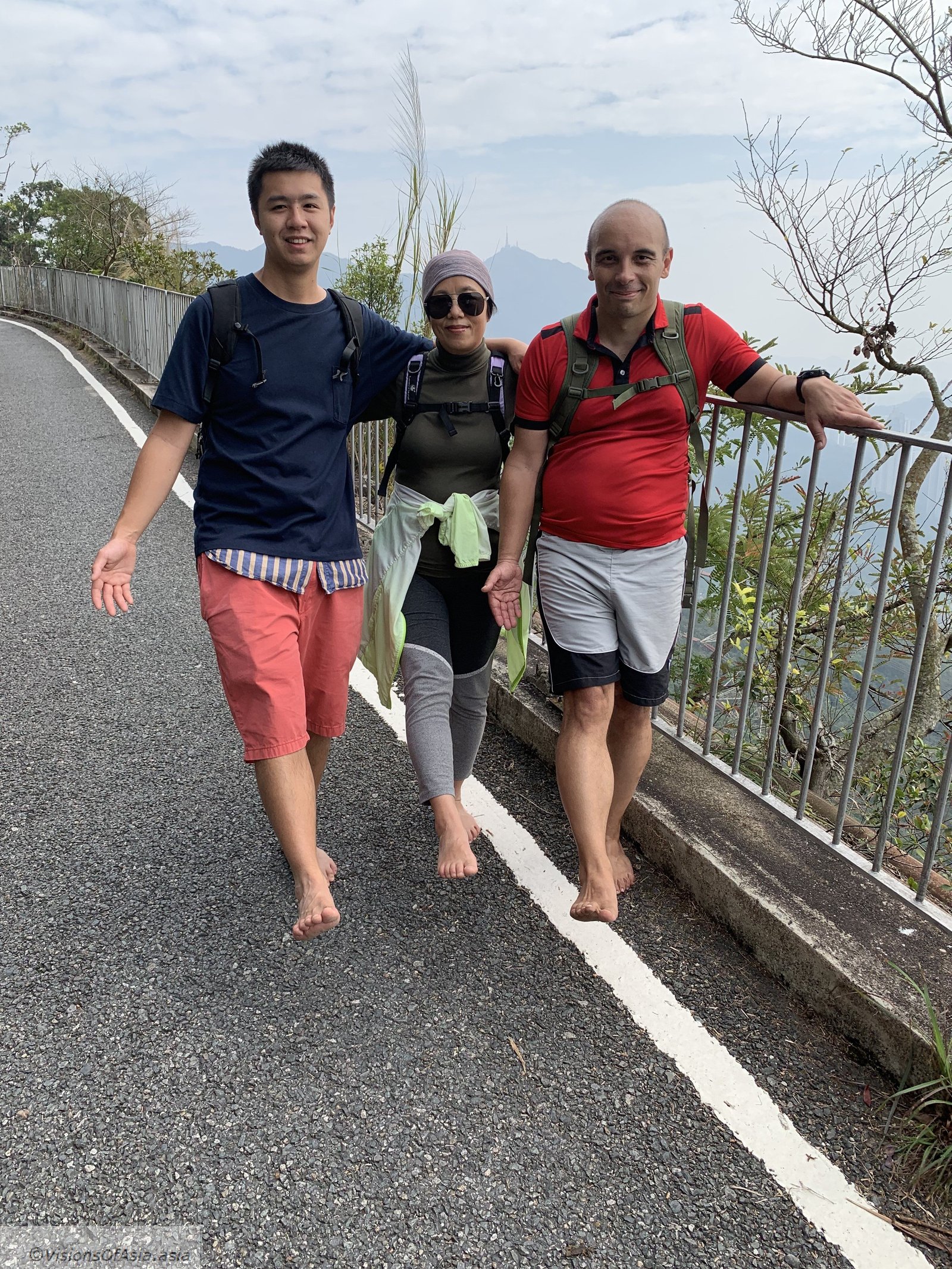 Barefooting on the mountain