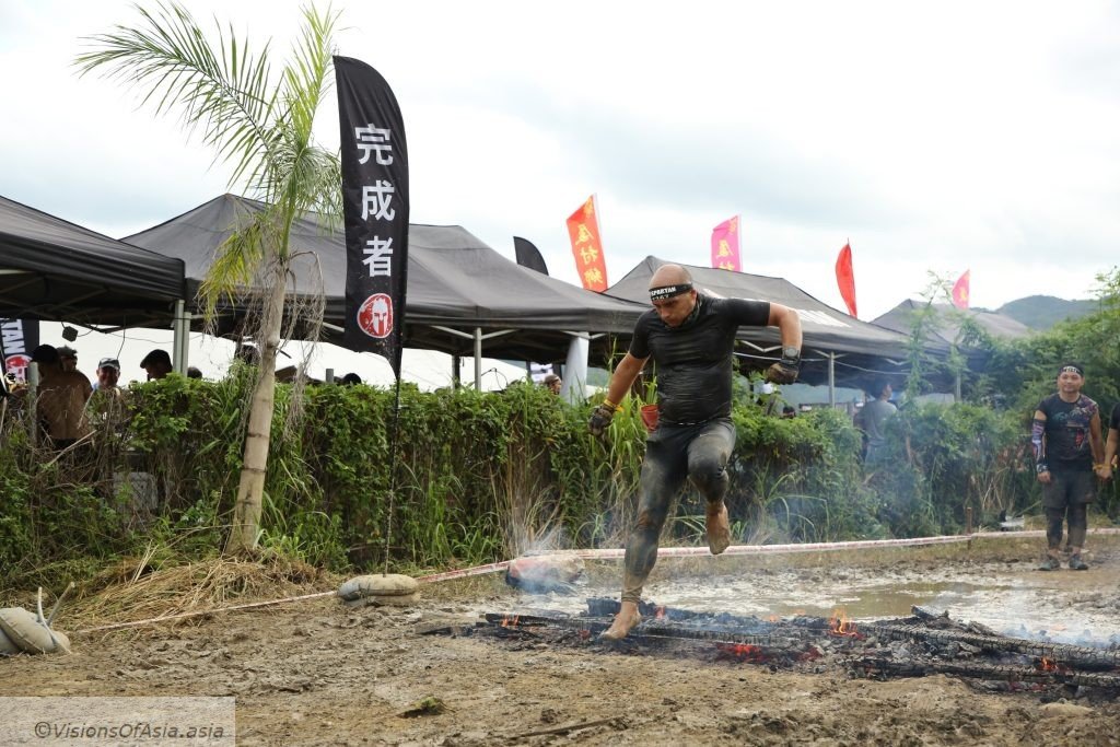 Jumping over fire