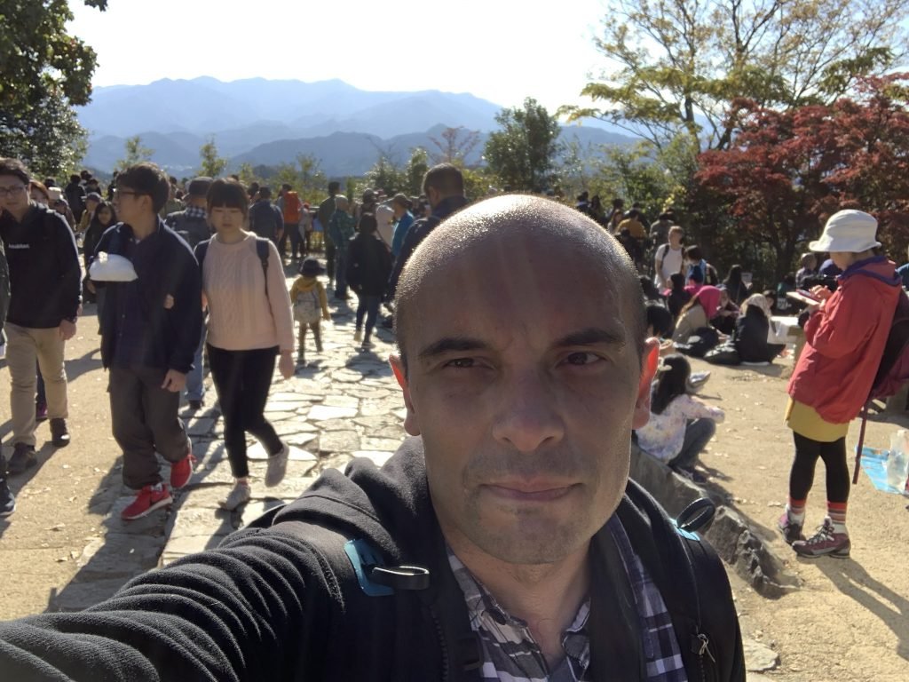 Me, at the top of Mount Takao