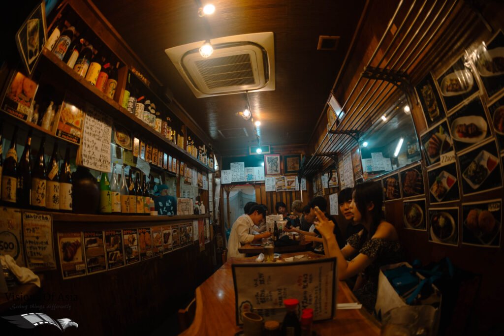 Inside an Izakaya of Omoide Yokocho.